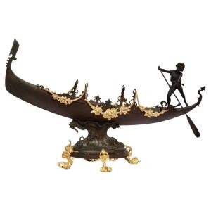 A French 19th Century Bronze Tazza And Jardiniere