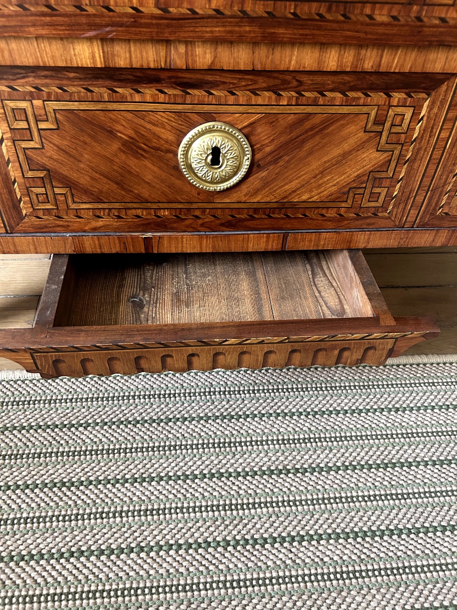 Commode d'époque Louis XVI estampillée jean-Baptiste Courte -photo-2