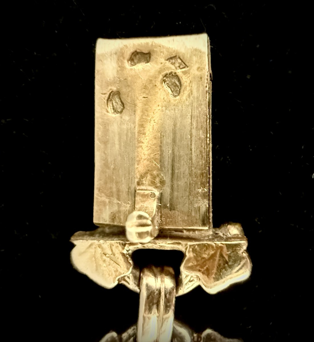 Art Nouveau Bracelet In 18-karat Yellow Gold, Composed Of 7 Links With Floral Decoration, 29.3 Grams-photo-5