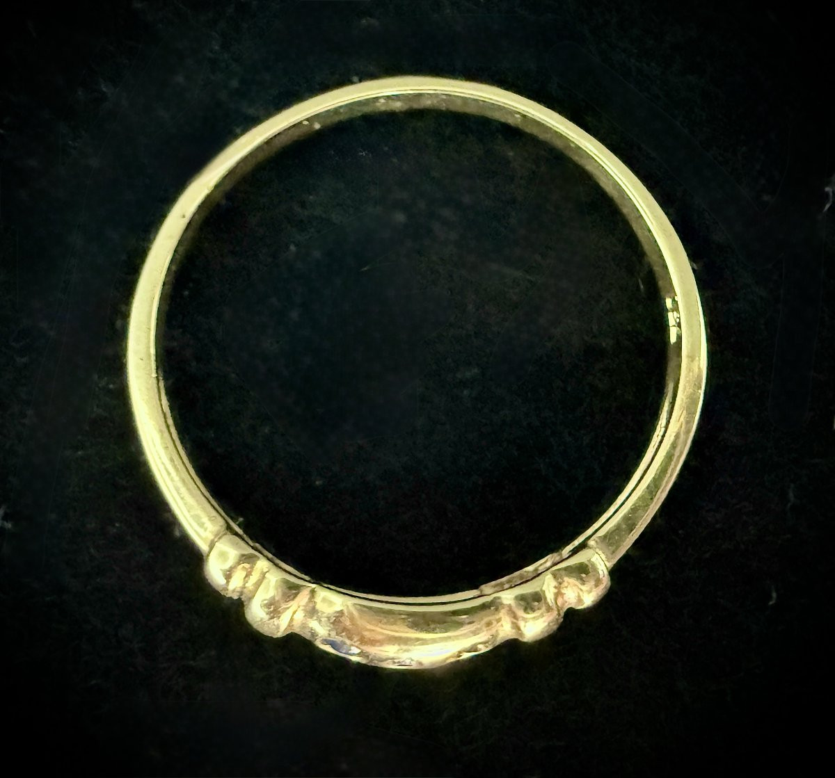 Bague or jaune sertie de brillants, émeraude, saphir et rubis-photo-4