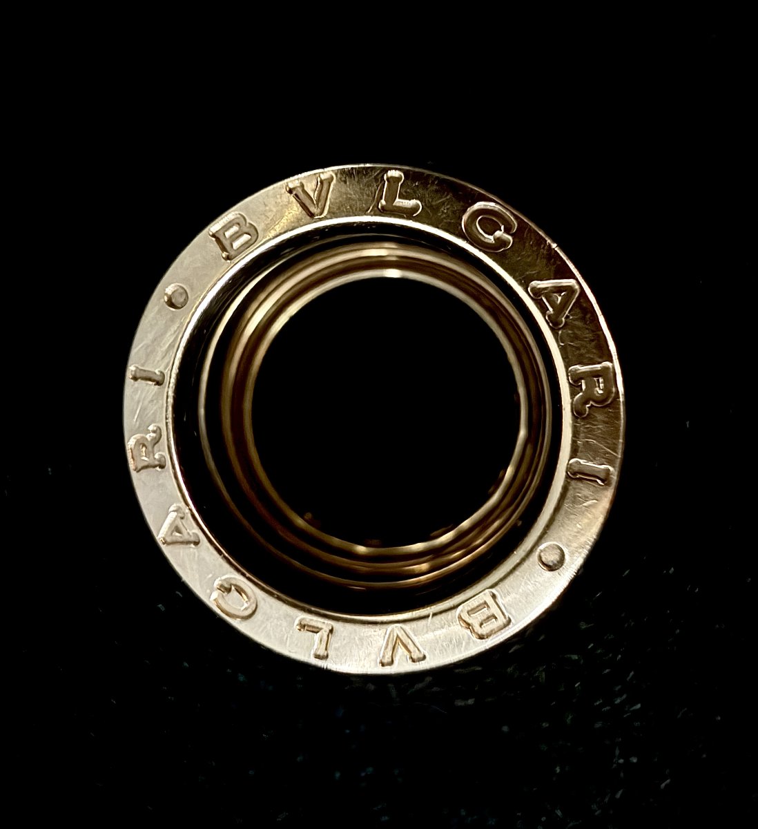 Bague Bulgari, modèle emblématique ressort B.zero1, or jaune 18 carats, taille 53