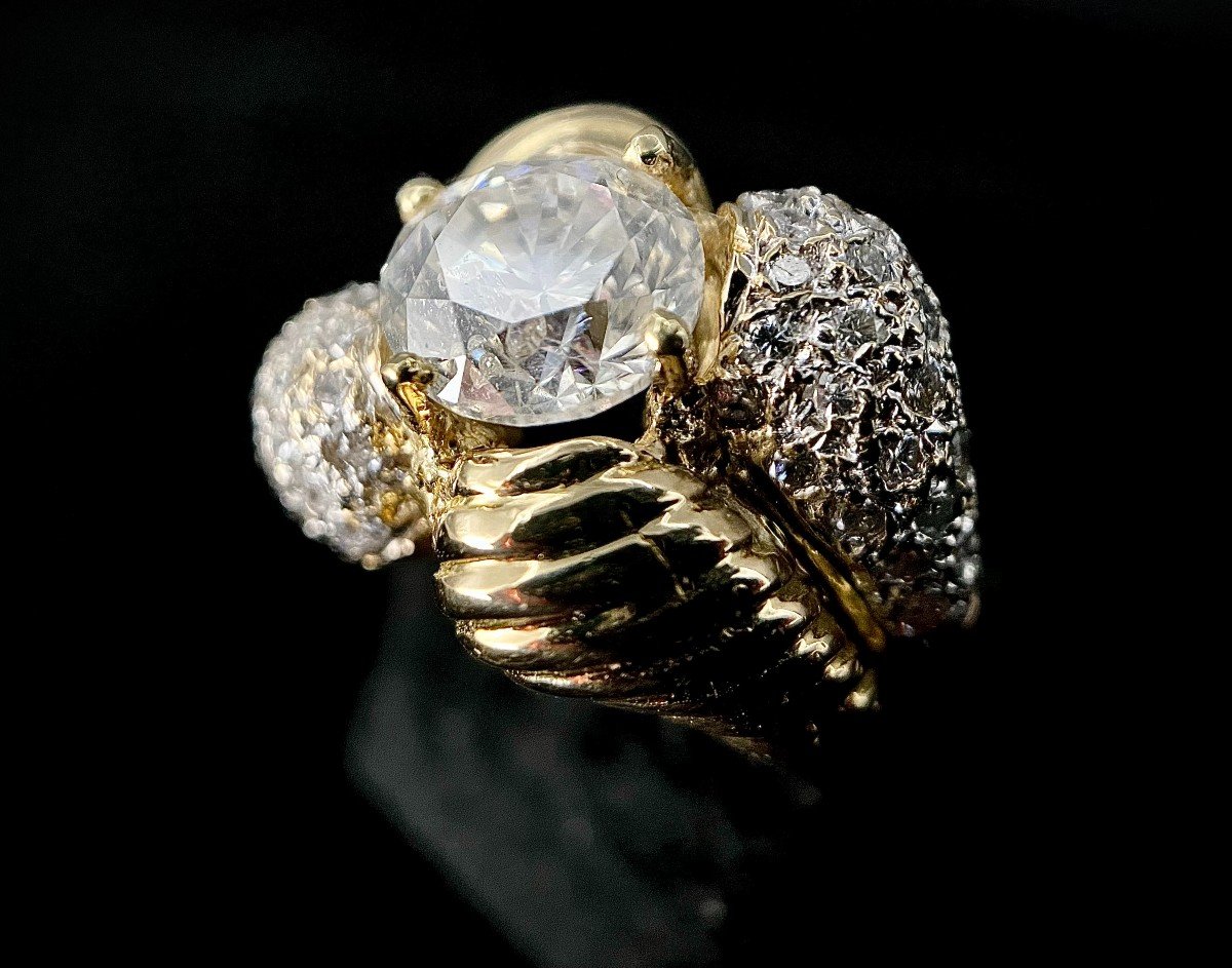 Ring With Central Brilliant Of 1.65 Carat-photo-5