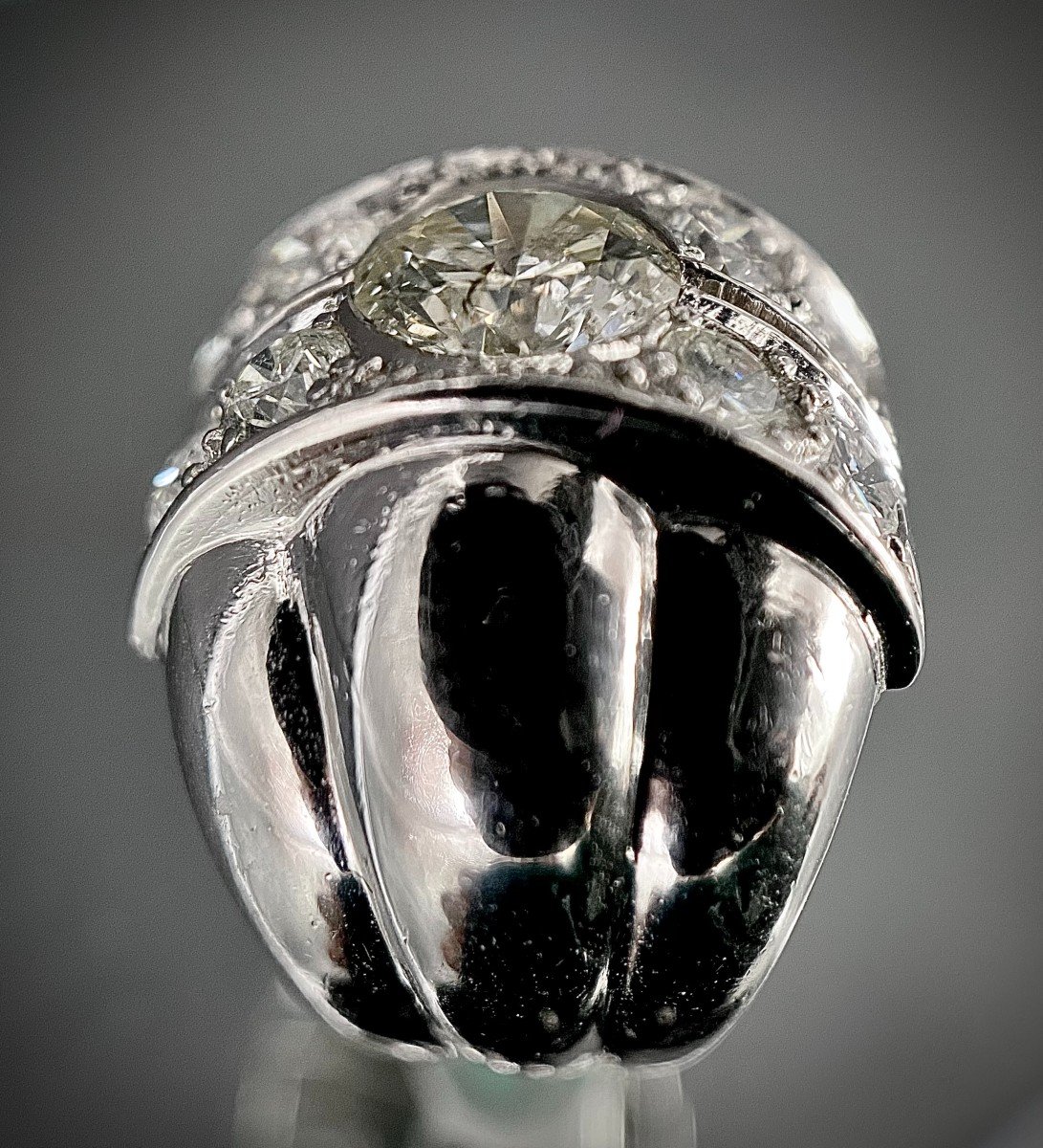 Bague Avec Brillant Central De 1,12 Carats-photo-1