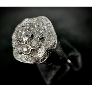 18-karat White Gold Ring Set With 2.14 Carats Of Brilliants