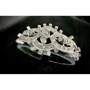 Slave Bracelet In Silver Set With 2 Carats Of Diamonds