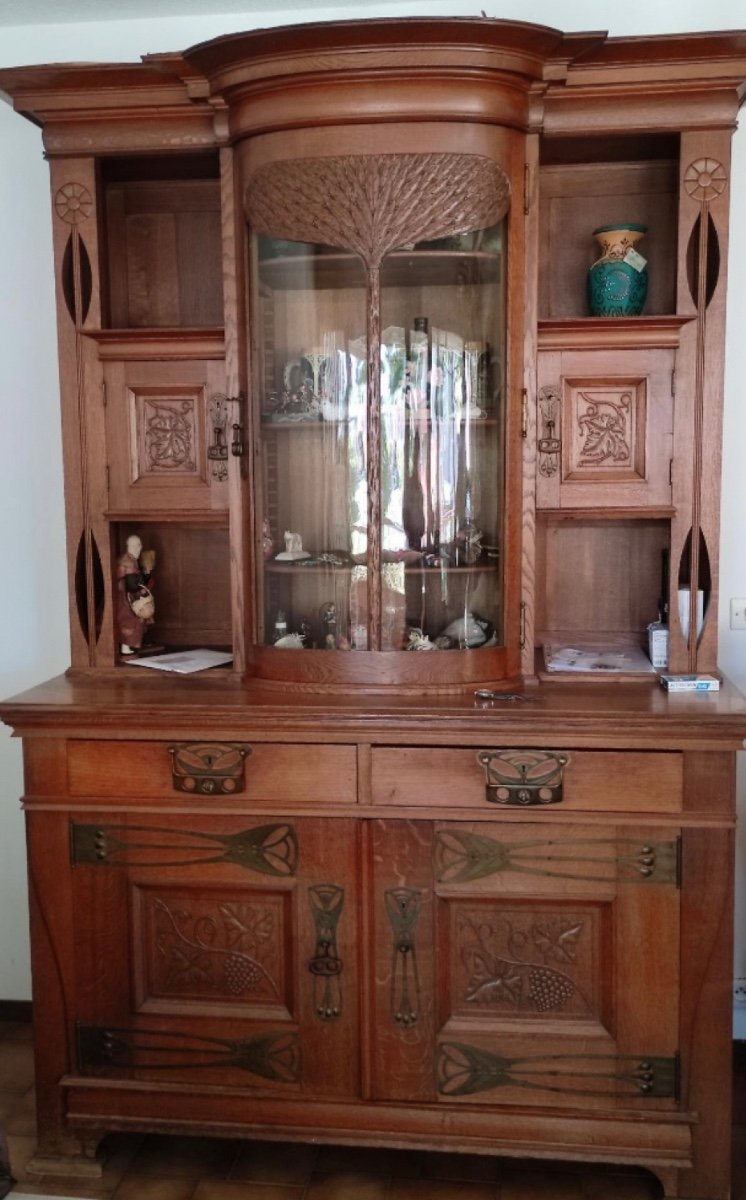 Art Nouveau Showcase Sideboard