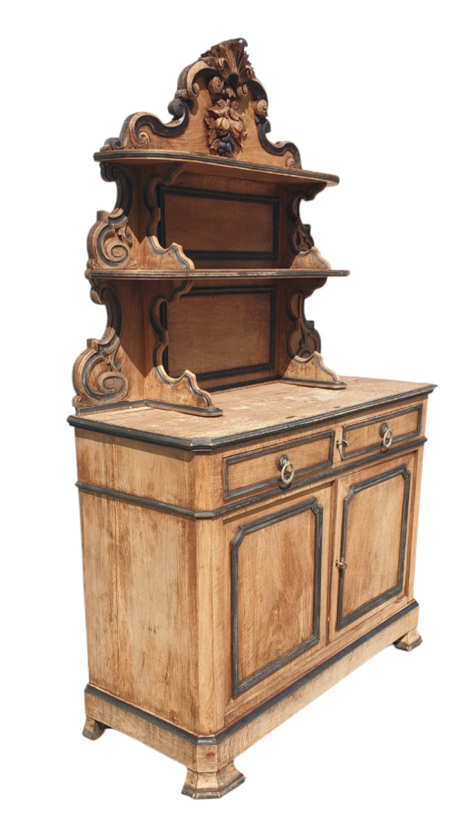Vaisselier En Noyer d'époque 19ème Siècle-photo-2