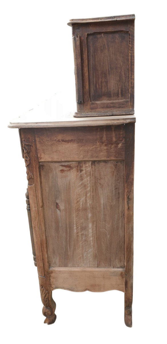 Provençal Sliding Walnut Cabinet -photo-4