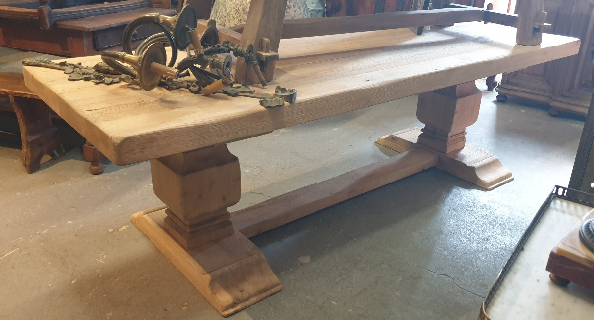 Solid Wood Farmhouse Table 2.50m
