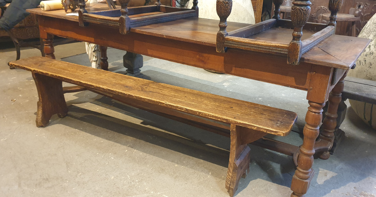 Solid Wood Farm Table 2m44 Cm