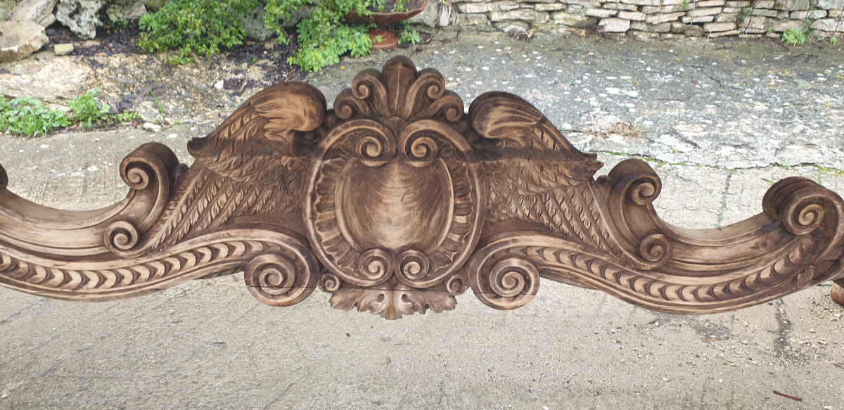 Richly Carved Wooden Table d'Apparat-photo-4