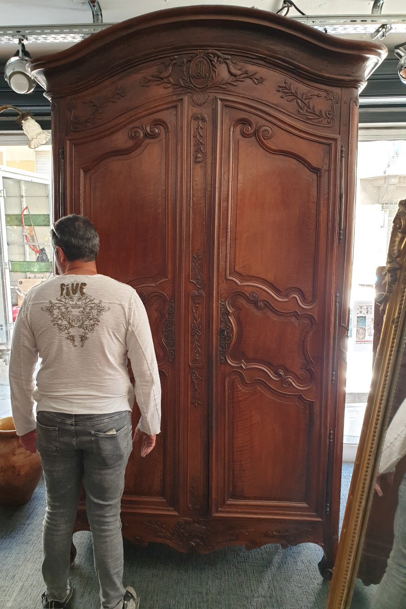 Provencal Walnut Wardrobe-photo-2