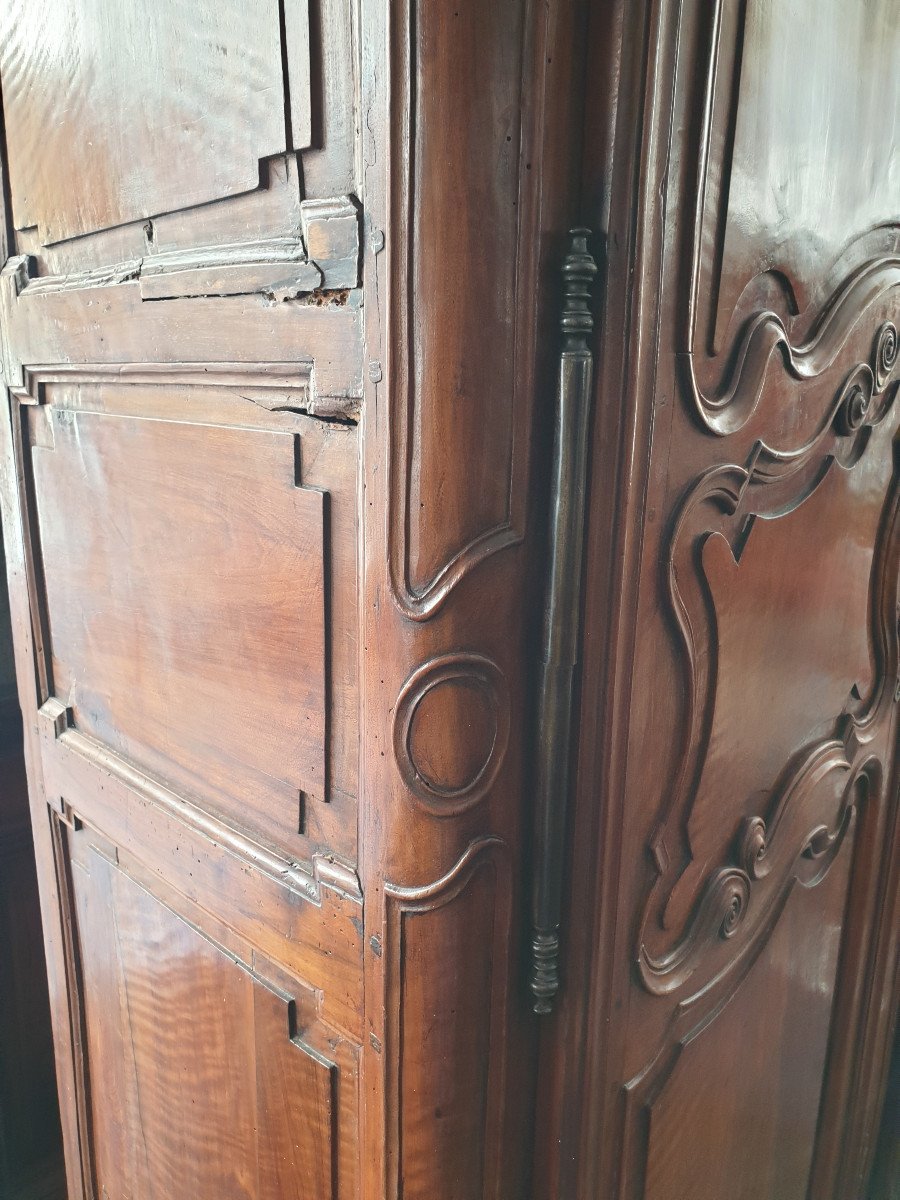 Armoire Provençale En Noyer-photo-5