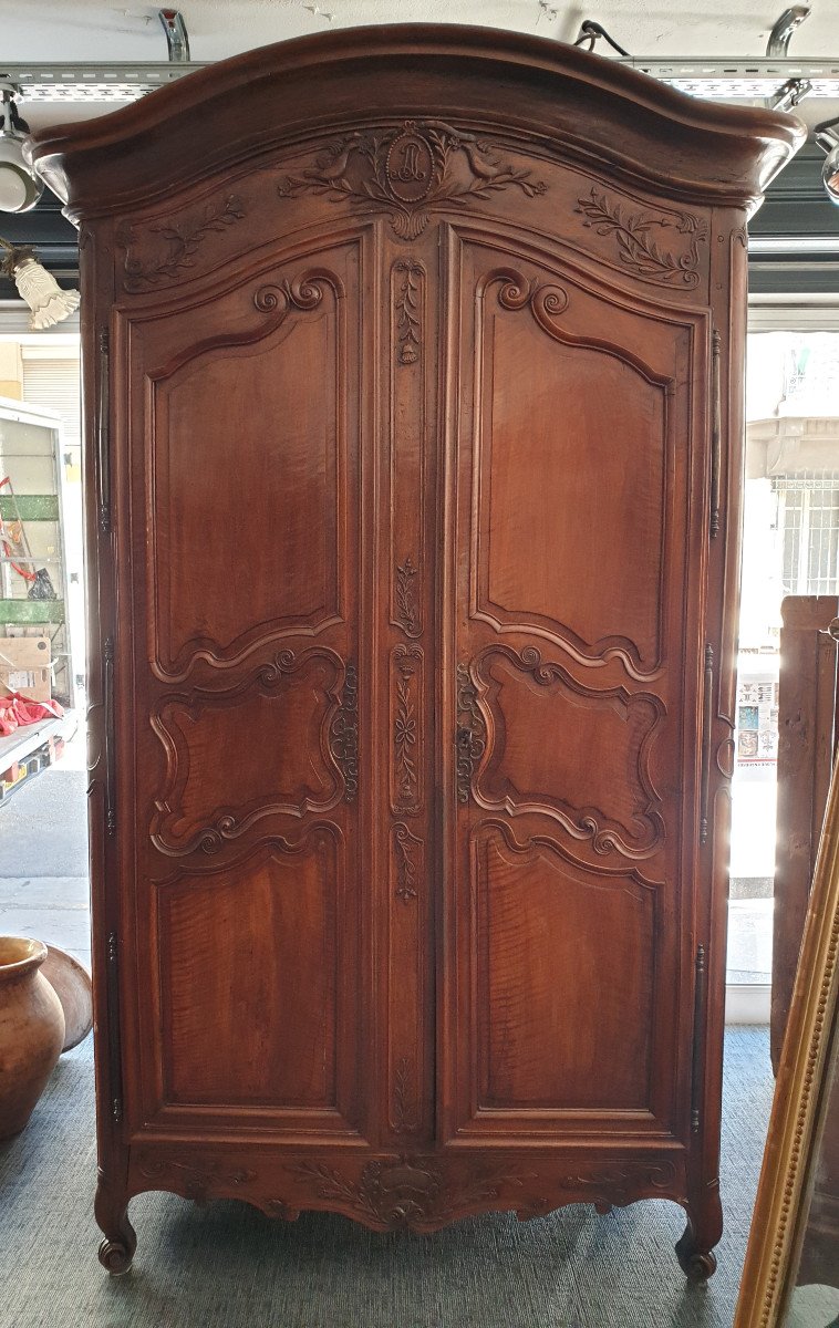 Provencal Walnut Wardrobe