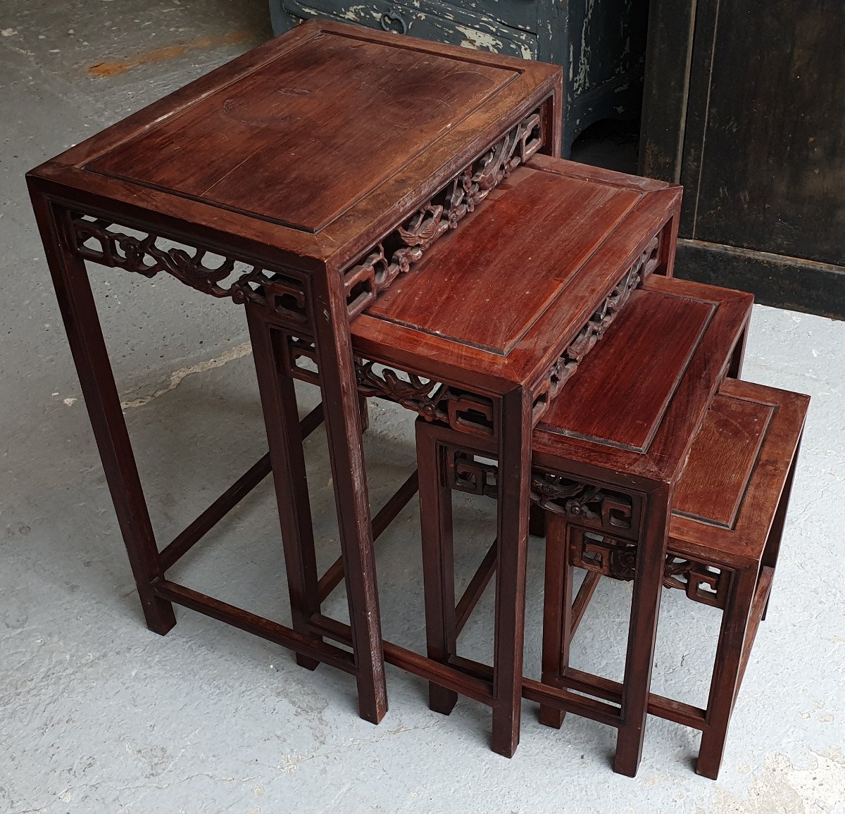 Set Of Four Nesting Tables-photo-2