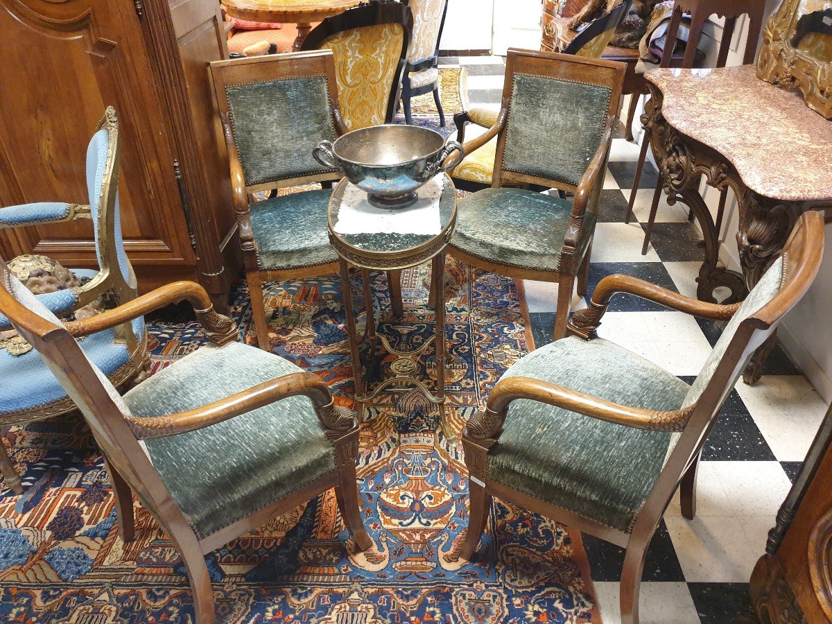 Series Of Restoration Armchairs