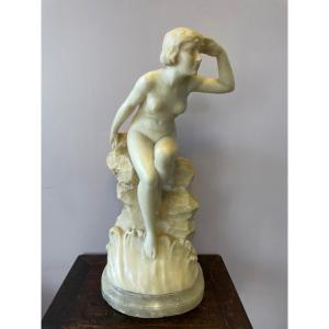 Naked Woman On The Alabaster Wave 
