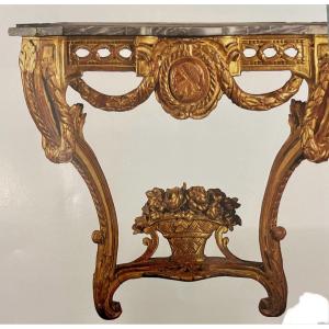 18th Century Transitional Console 