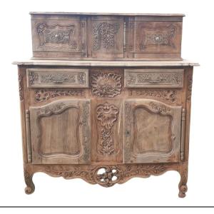 Provençal Sliding Walnut Cabinet 