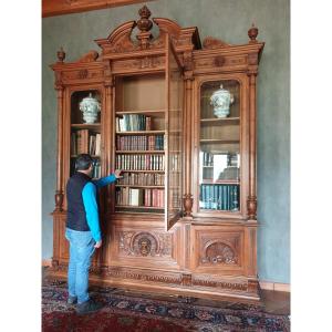 Exceptional Renaissance Library 390 Cm High.