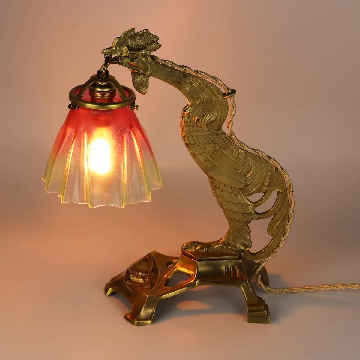 Lampe De Table Art Nouveau-photo-1