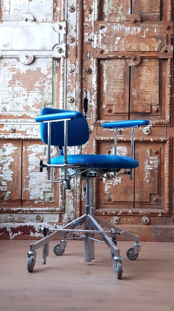 Work Chair. Chromed. 1970