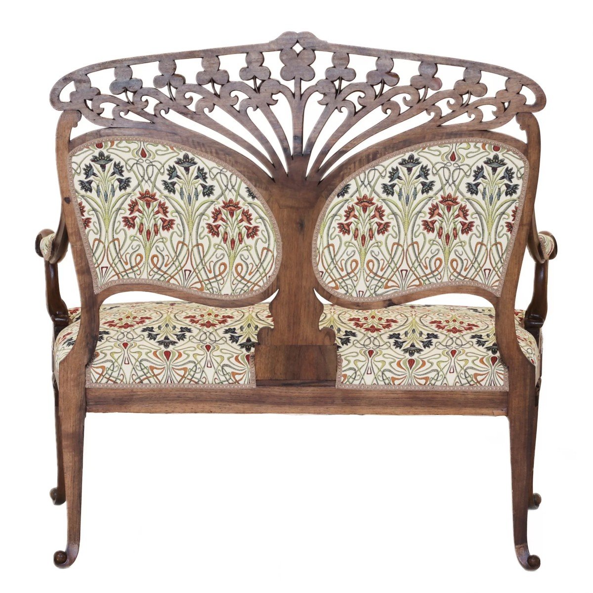 Art Nouveau Style Walnut Furniture Set. France. 1905-photo-3