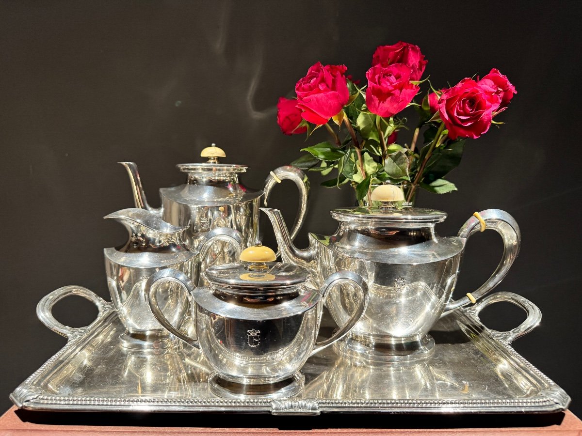 Tea And Coffee Service In 800 Silver Milano