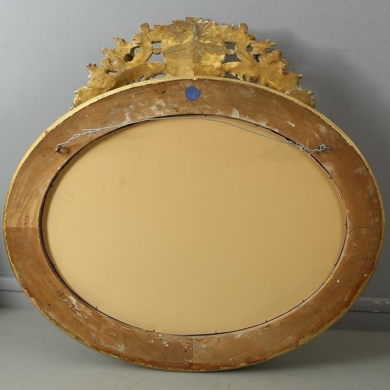 Mirror Wood And Gilded Stucco. Napoleon III-photo-4