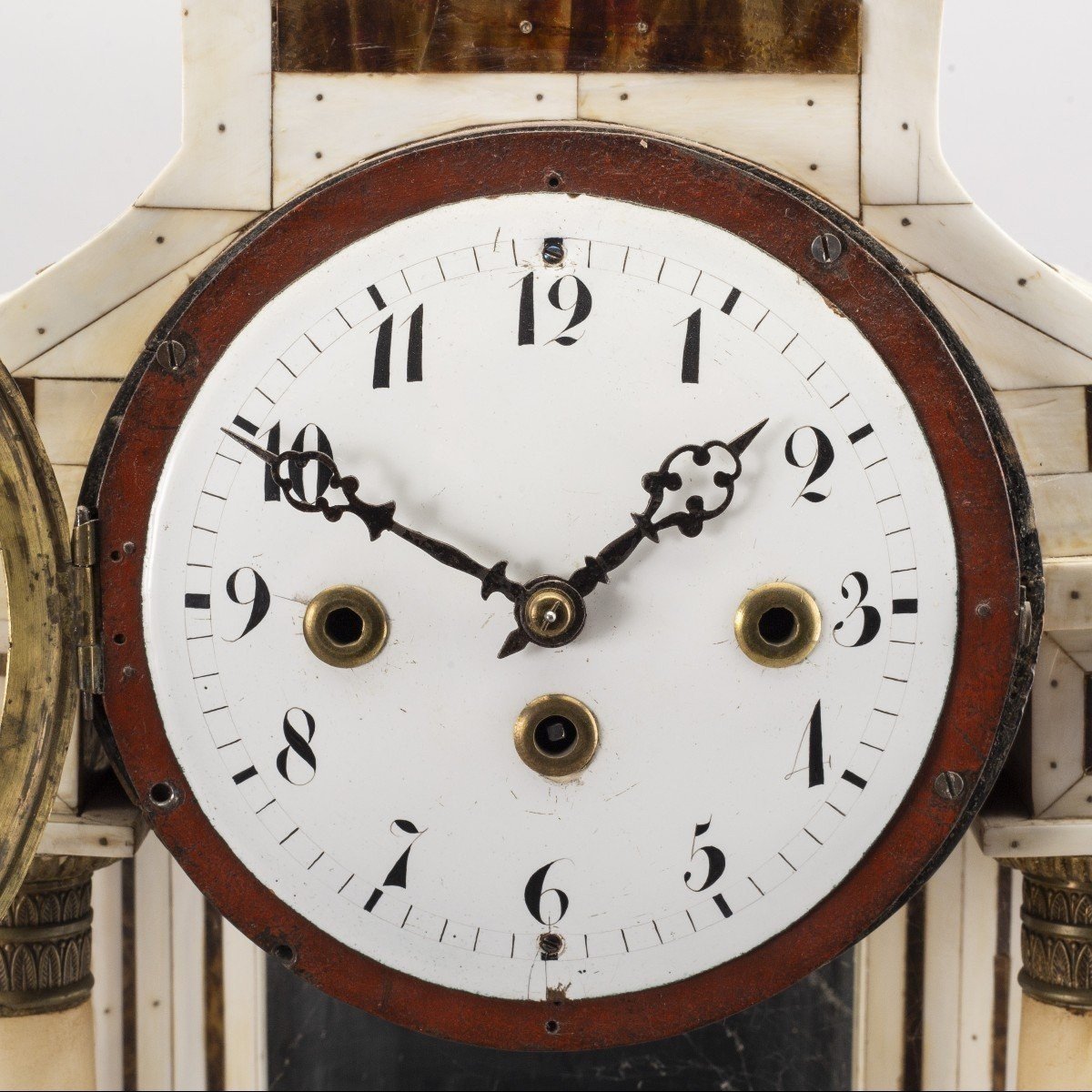 Large Napoleon III Clock. The Bone . H-56cm-photo-4