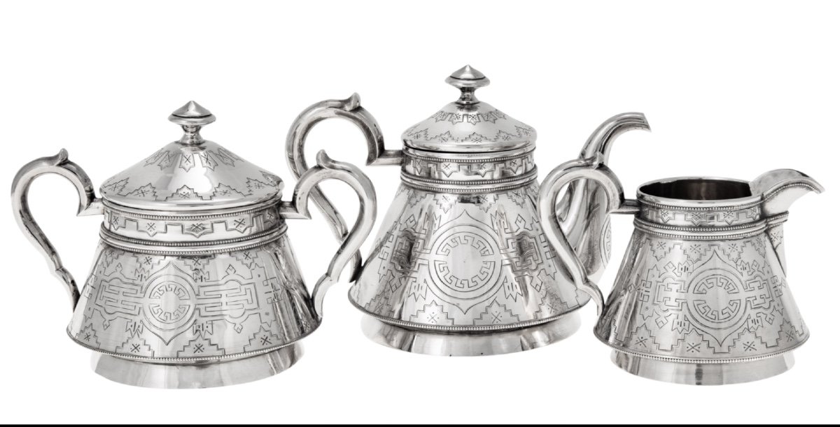 Ikonnikov Si Moscow 1877. Tea Set