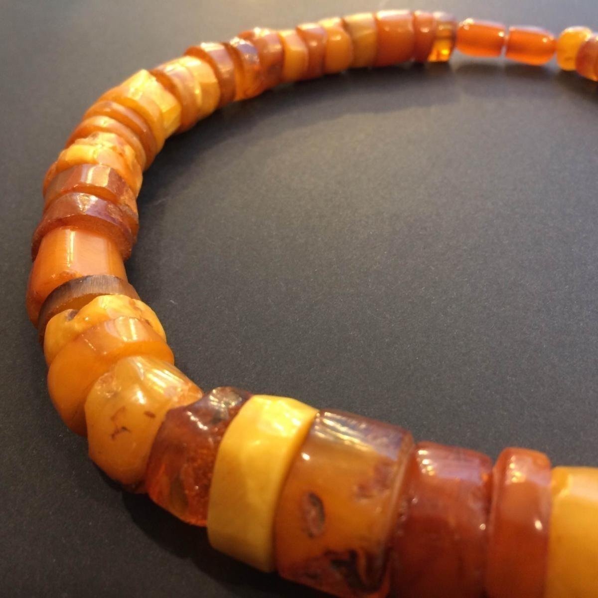 Amber Necklace 47cm. 1960.. Kaliningrad. Russia-photo-3