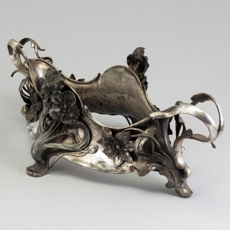 Large Art Nouveau Planter. L-59cm-photo-4