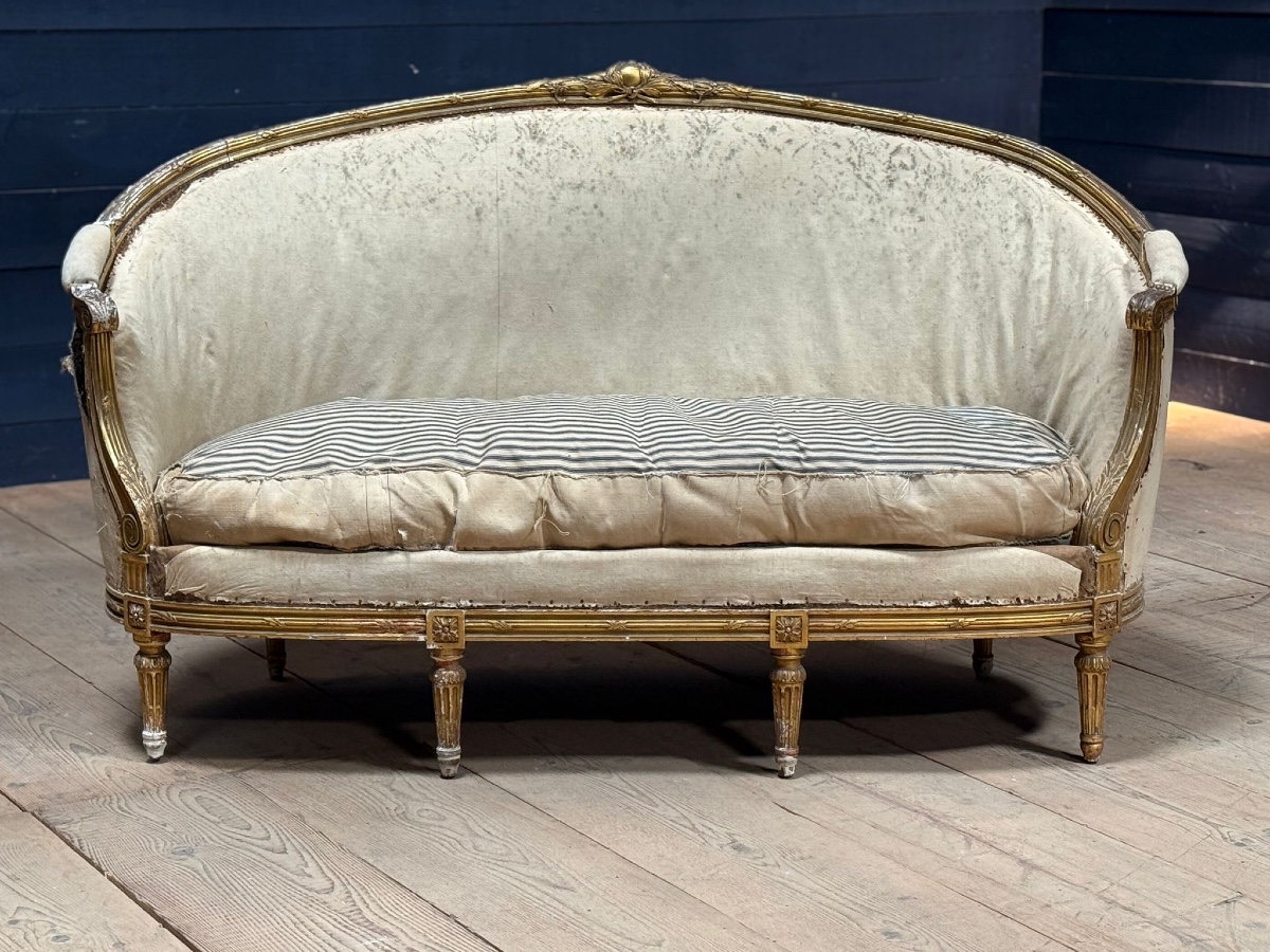 Louis XVI Style Sofa L-175cm-photo-2