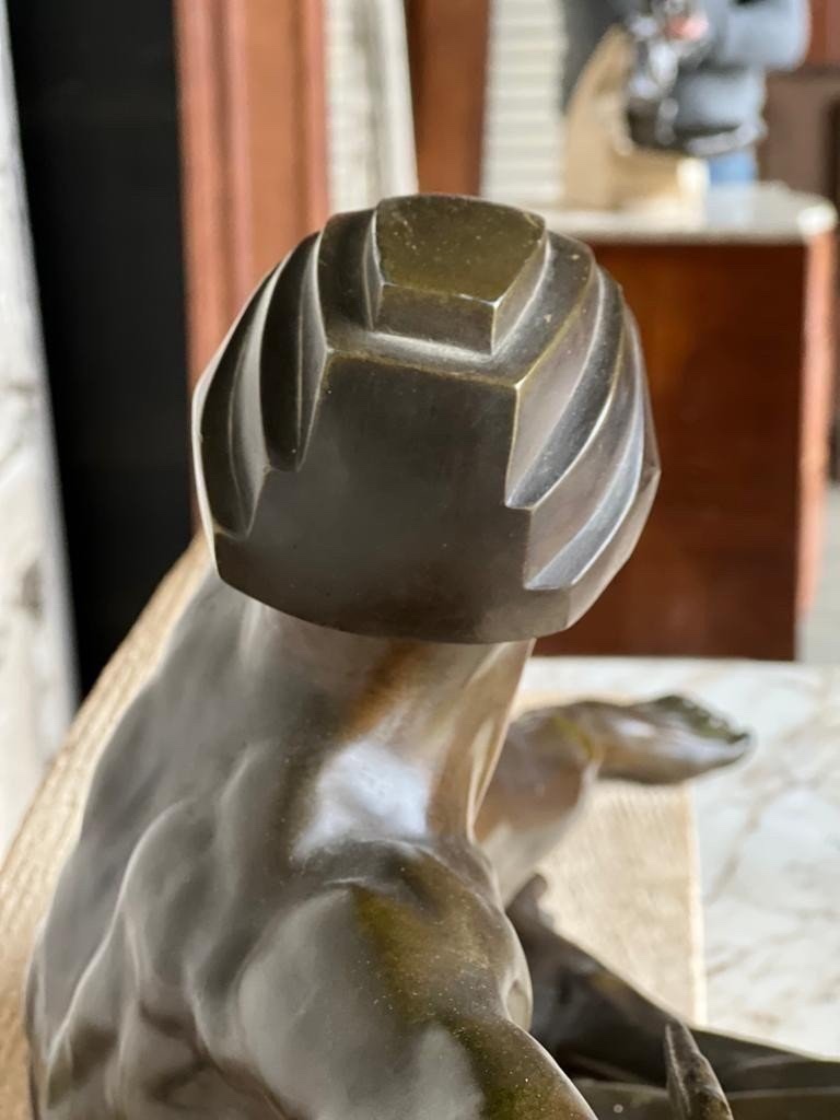 Max Le Verrier. Art Deco Period. L-110cm-photo-4
