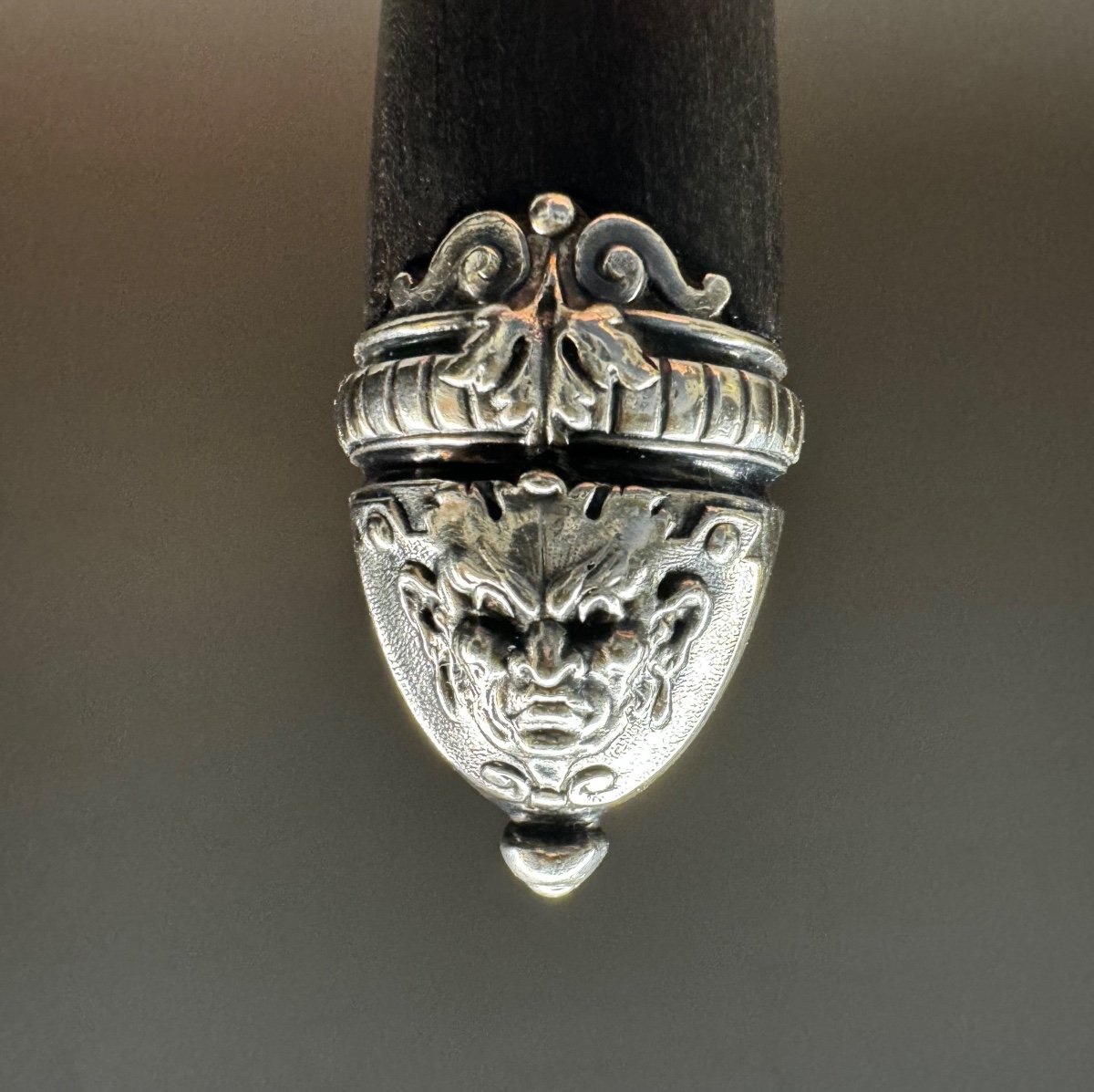 French Silver Asparagus Shovel.-photo-1