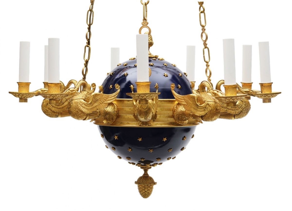 Empire Style Chandelier. Russia. 19th Century.-photo-2