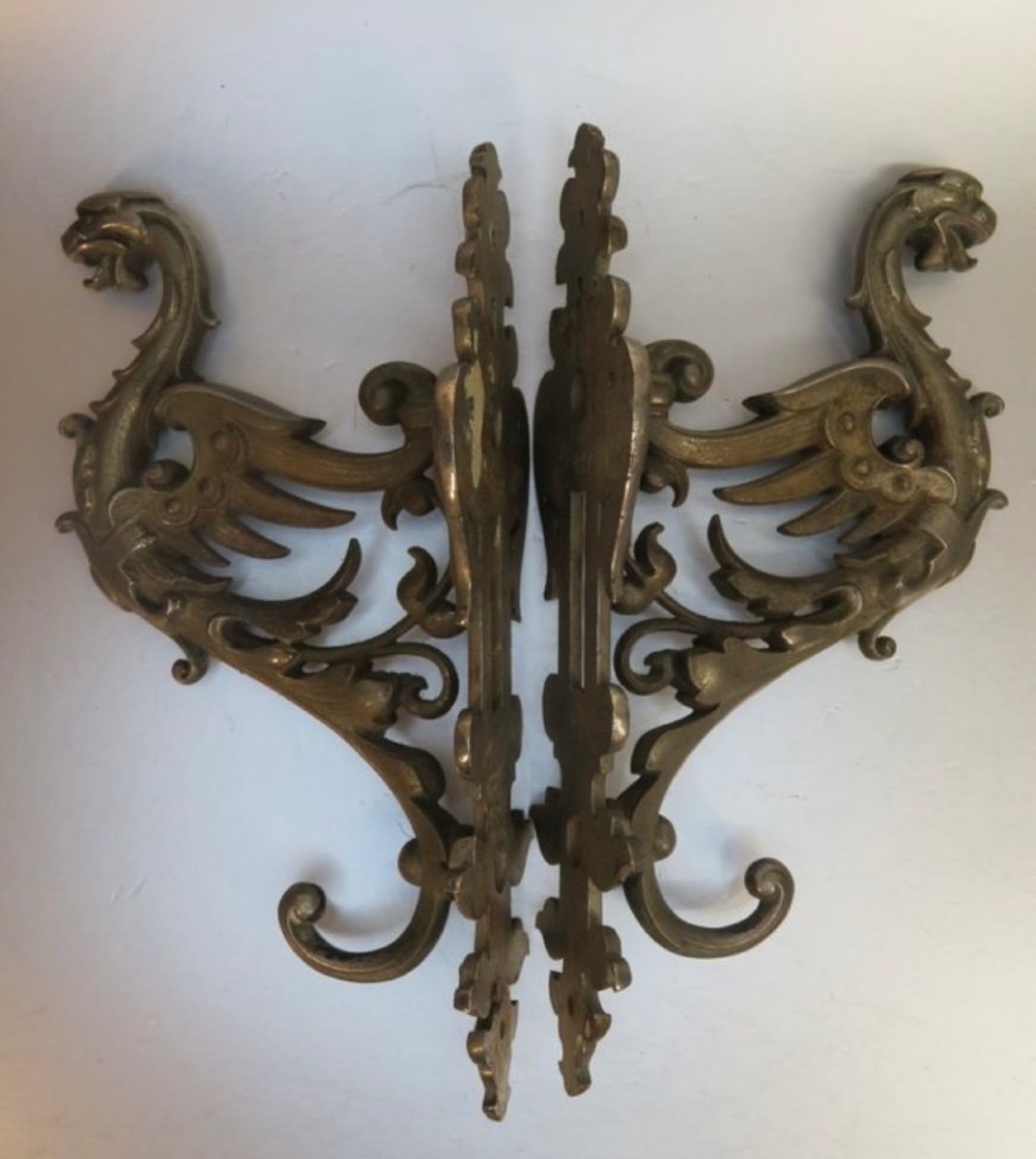 Une Paire De Griffons 1850-1900-photo-5