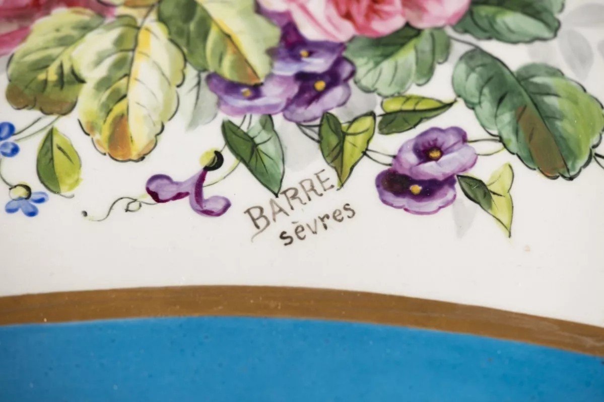 Boîte De Table Pour Bijoux. Signé Barre Sèvres . L 58cm-photo-2