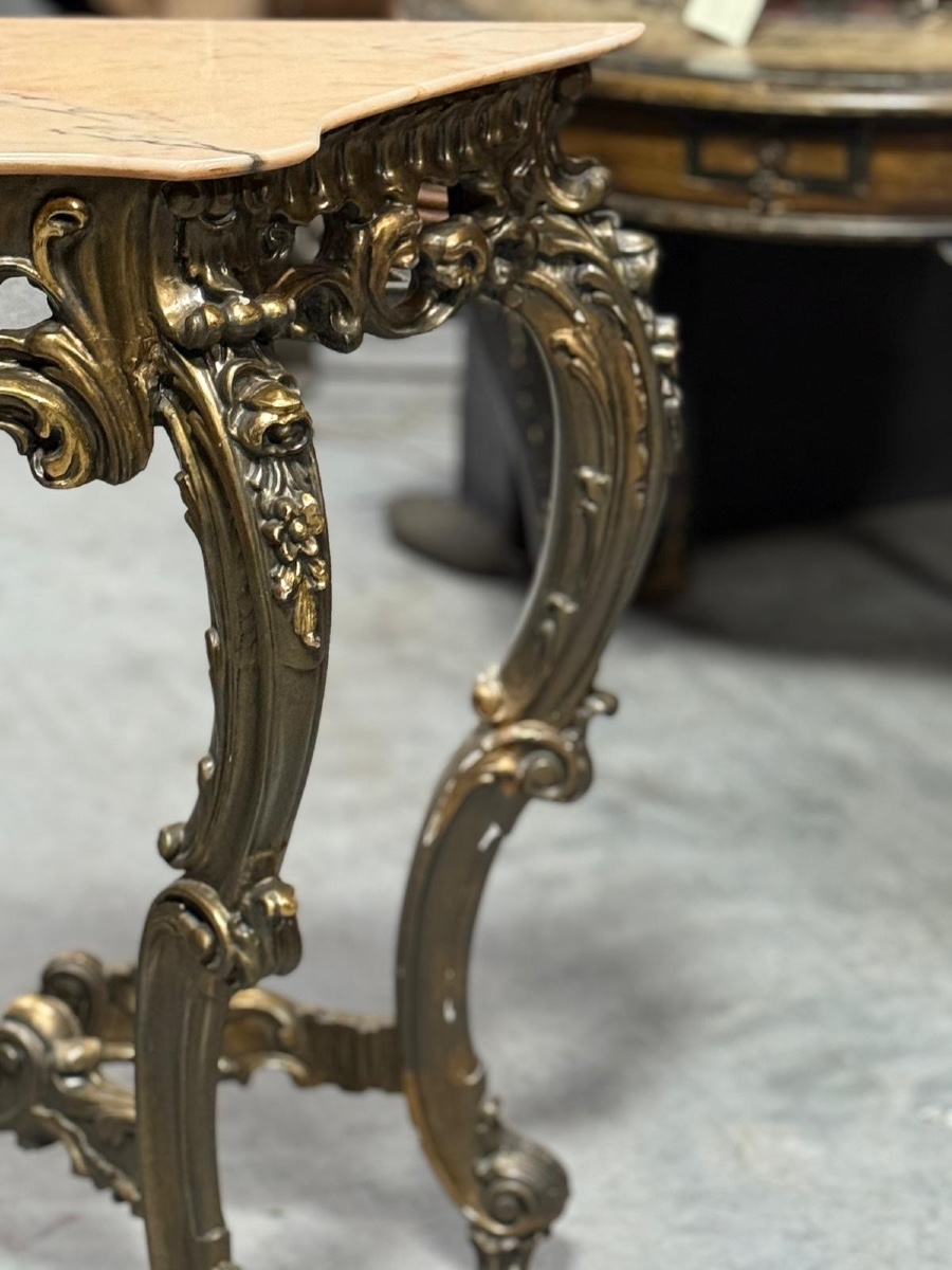 Console de style Louis XV. L-122cm-photo-2