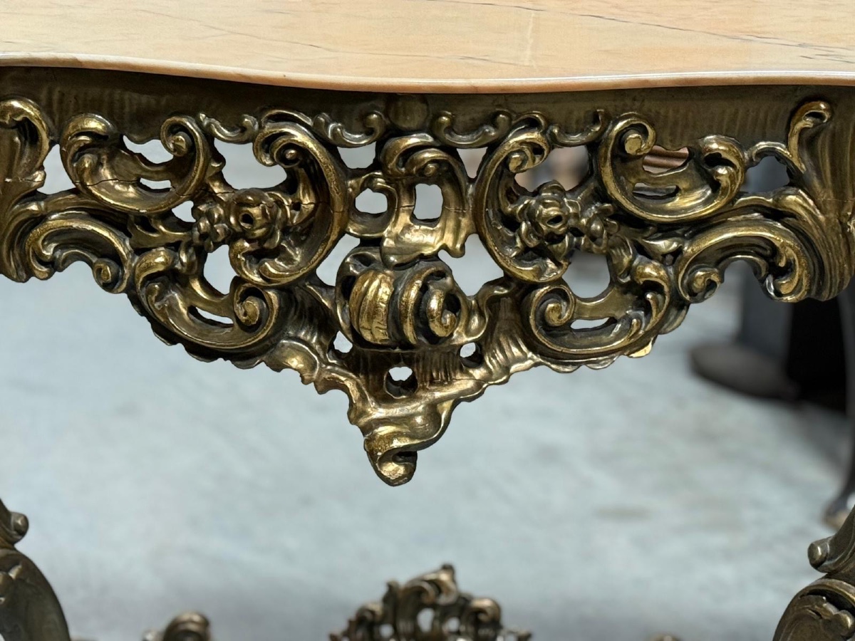 Console de style Louis XV. L-122cm-photo-3