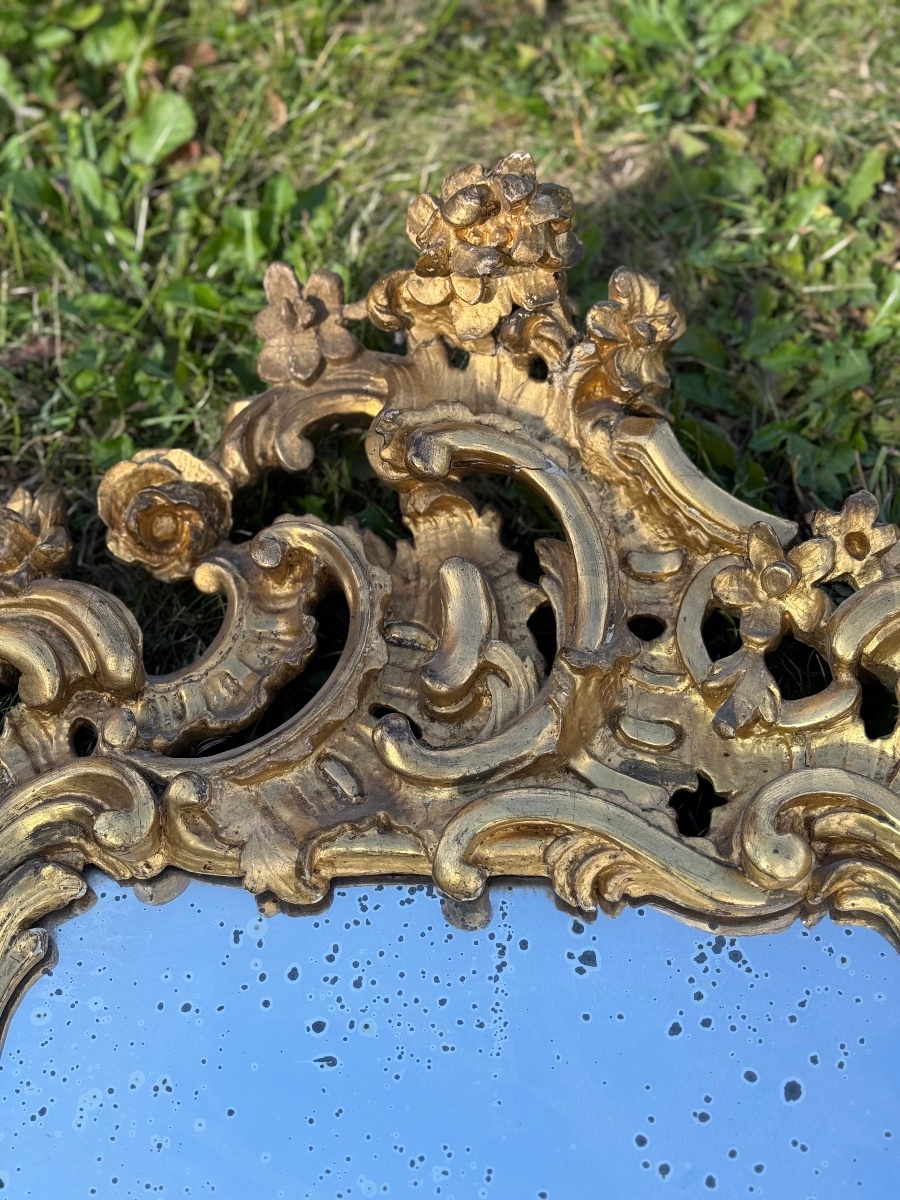 Miroir  XVIIIe siècle-photo-2