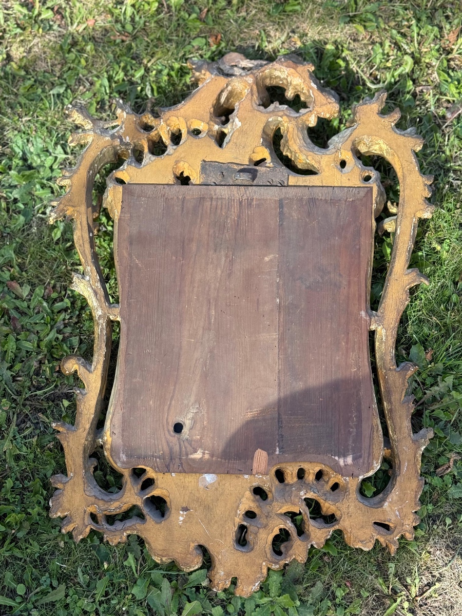 Miroir  XVIIIe siècle-photo-4