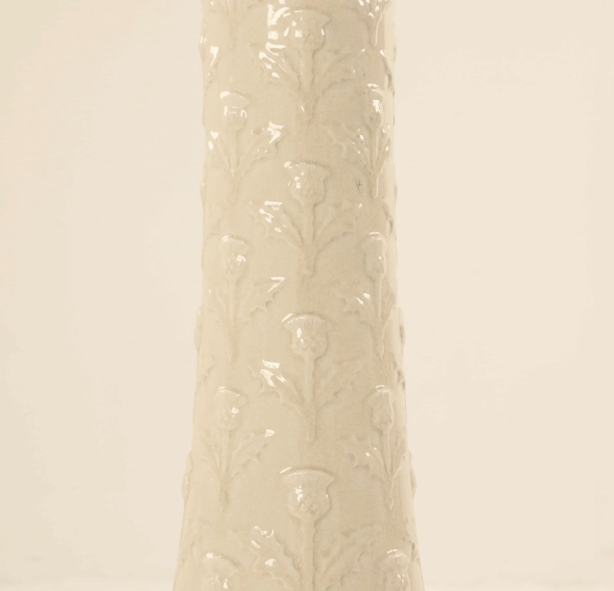 Pédistal Art Nouveau. Céramique. H-87cm-photo-1
