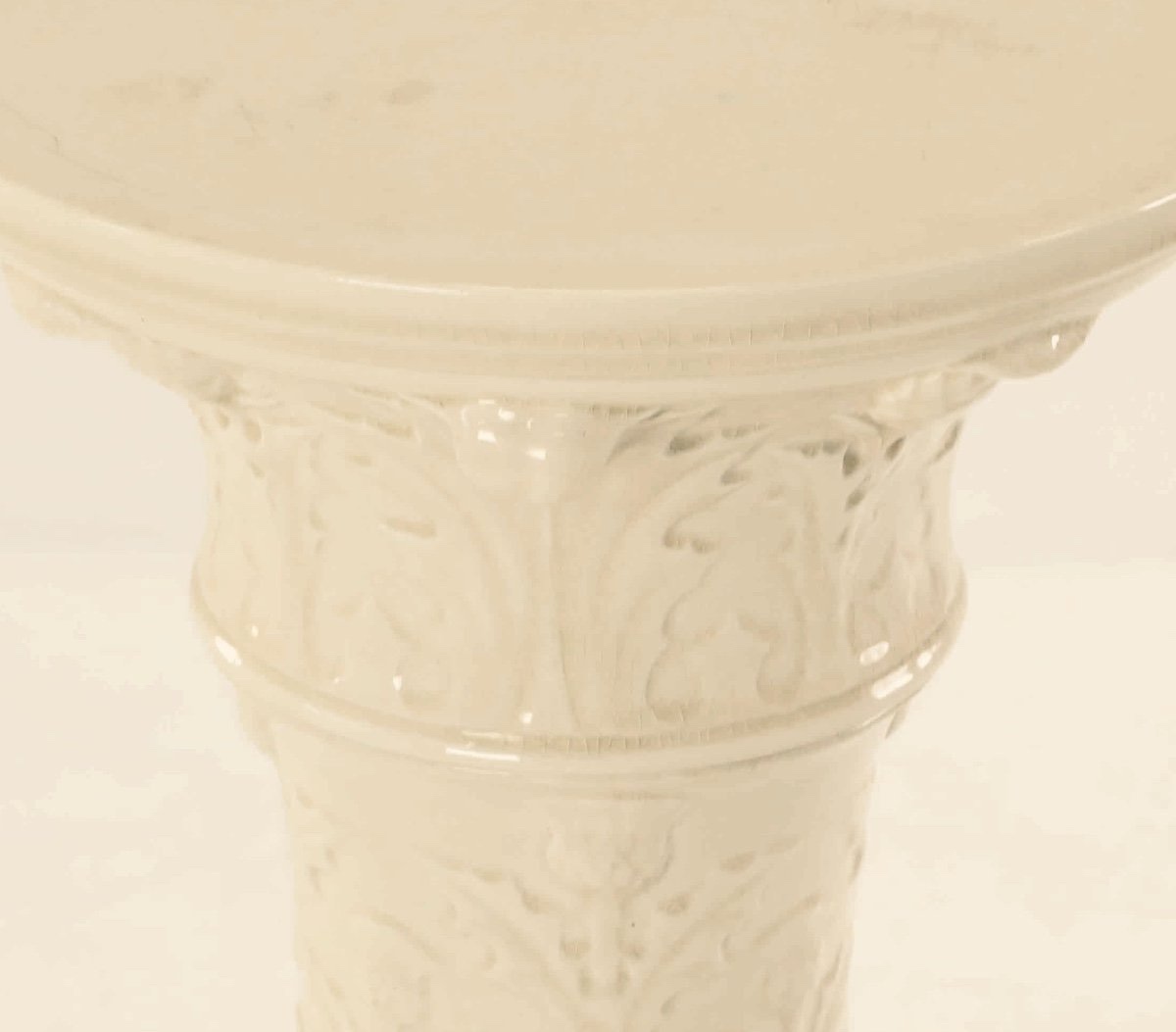 Pédistal Art Nouveau. Céramique. H-87cm-photo-3