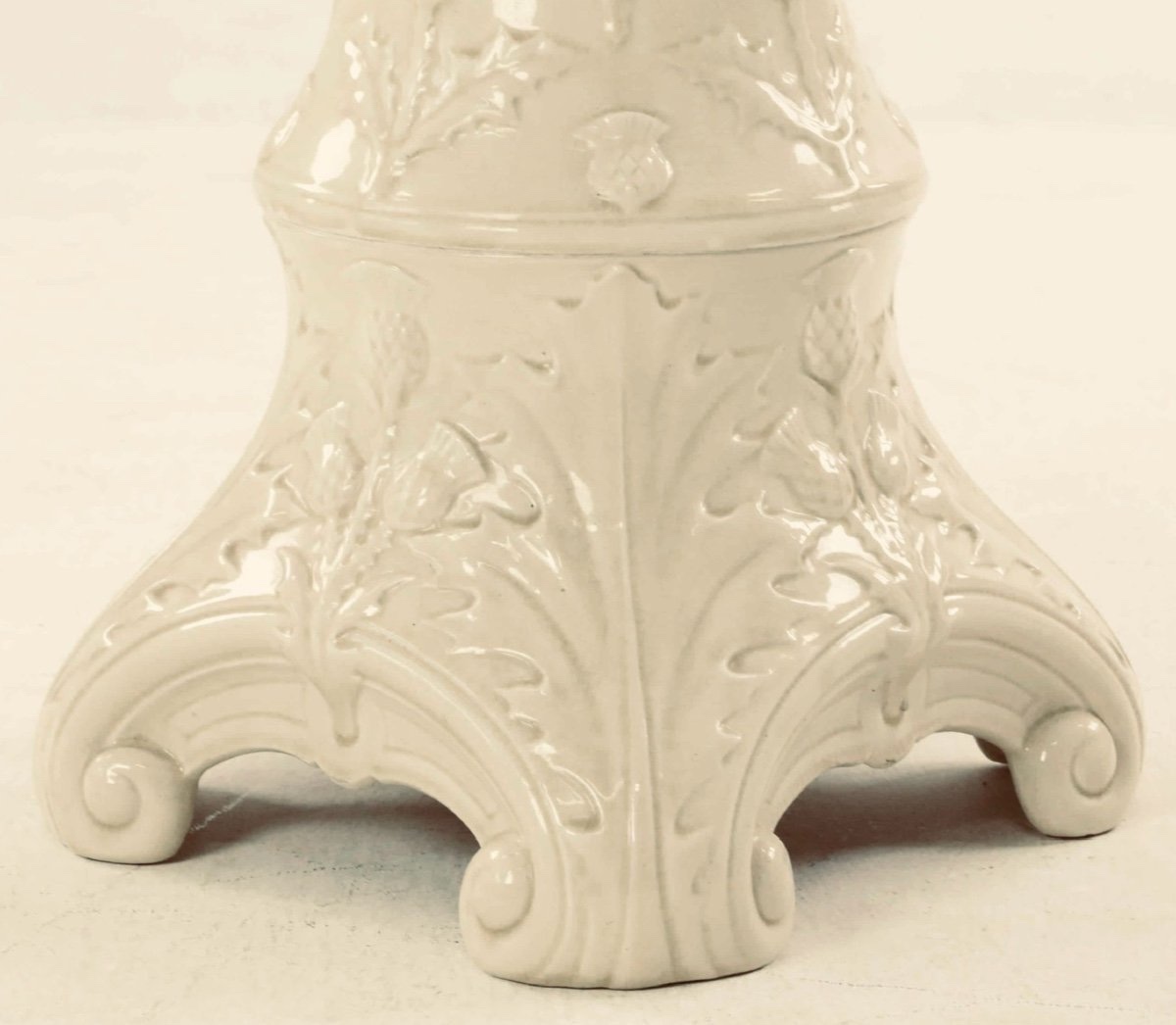 Pédistal Art Nouveau. Céramique. H-87cm-photo-4