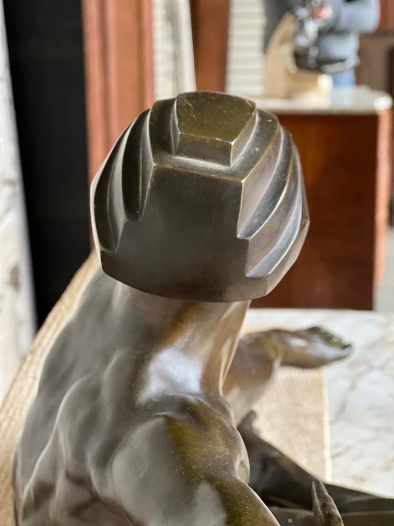 Max Le Verrier. Art Deco Period. L-110cm-photo-4
