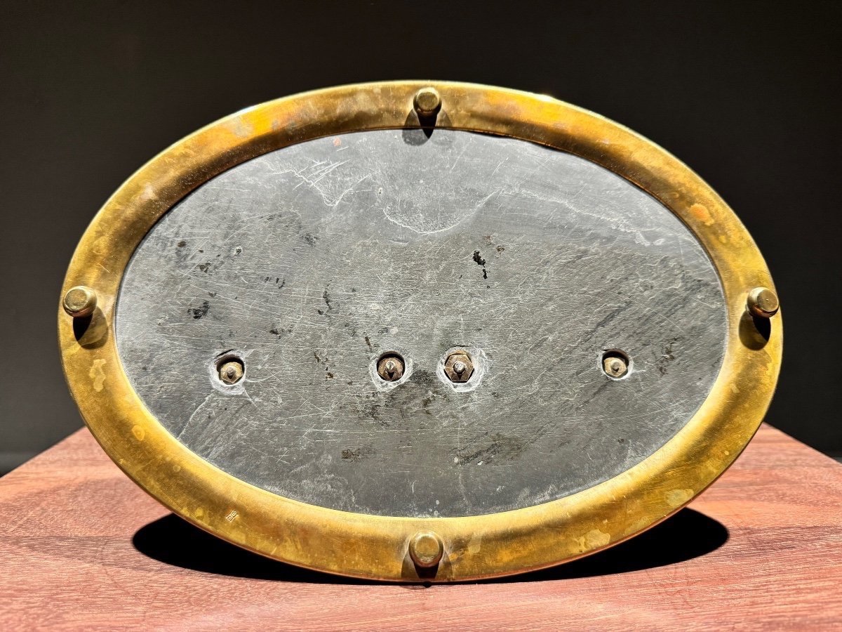 Russian Bronze On Malachite. Inkwell/candlestick-photo-5