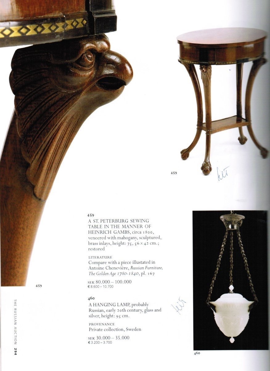 Ensemble De Meubles Empire. Russie-photo-5