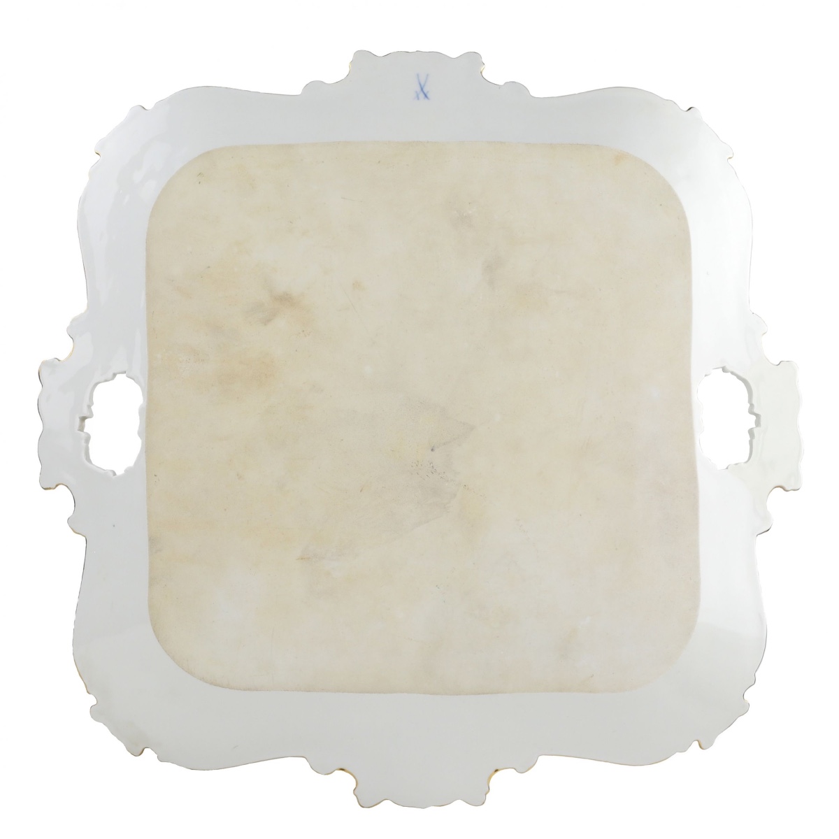 Large Serving Tray. Meissen, 20th Century-photo-3